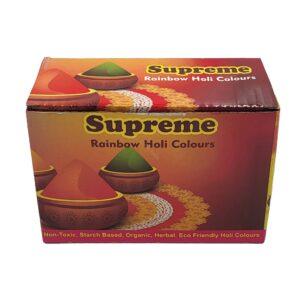Supreme Herbal Set Of Colored Powders Holi Organic 5x100g