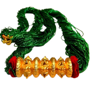 Gold Plated Pote Tilhari Green