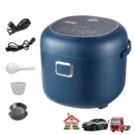 2l car home rice cooker 12v 24v 220v three voltage portable universal non stick smart mechanical multicooker rice cooker