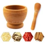 resin setmortar and pestle garlic herb spice mixing grinding crusher bowl restaurant kitchen tools
