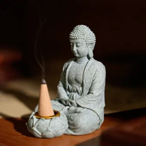 household aromatherapy decorations new chinese new ornaments living room zen tea desktop crafts small sitting buddha sculpture