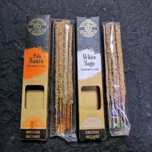 natural handmade in indian white sage incense sticks resin palo santo argentinian lavender jasmine flavor scents for home