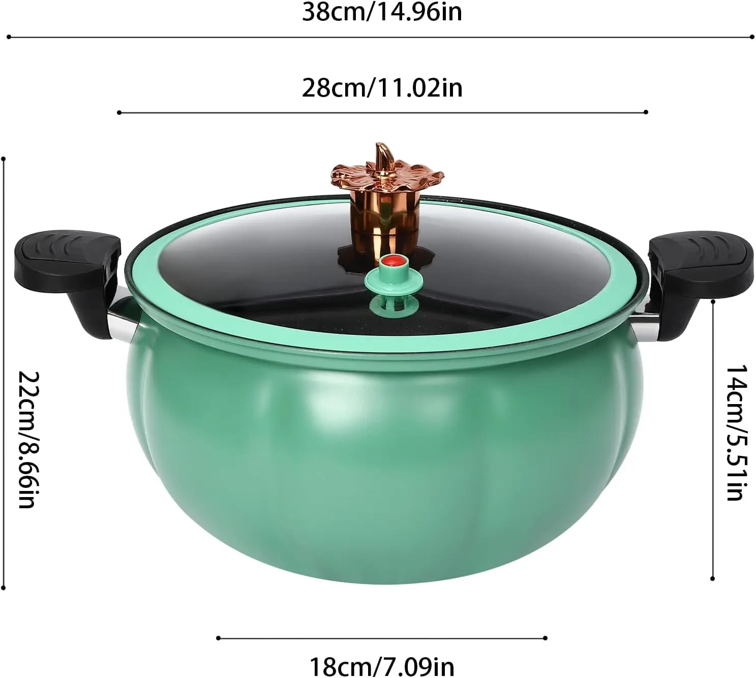 mini pressure cooker,8l multi function pressure cooking pot,pumpkin shaped double handle pressure cooker,dishwasher safe (green) mini pressure cooker,8l multi function pressure cooking pot,pumpkin shaped double handle pressure cooker,dishwasher safe (green)