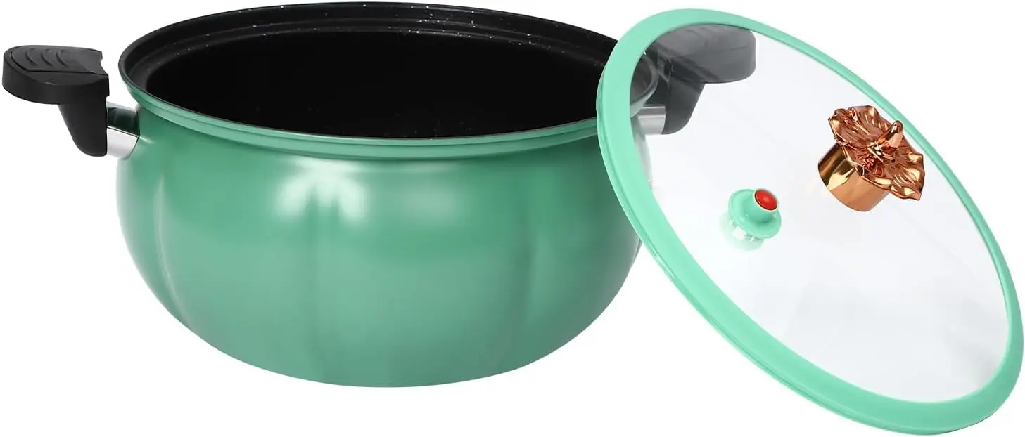 mini pressure cooker,8l multi function pressure cooking pot,pumpkin shaped double handle pressure cooker,dishwasher safe (green) mini pressure cooker,8l multi function pressure cooking pot,pumpkin shaped double handle pressure cooker,dishwasher safe (green)