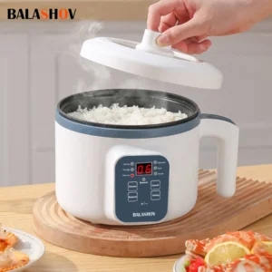 1.7l electric rice cooker single double layer 220v multi cooker non stick smart mechanical multicooker steamed rice pot for home