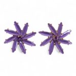Lavender - Vintage Glass - Flowers - Earrings bg9jyww6ly9tzwrpys85ti9hqy82mfizmemxsjy0vznhqzlolzk2ode2ndhklmpwzw.jpg
